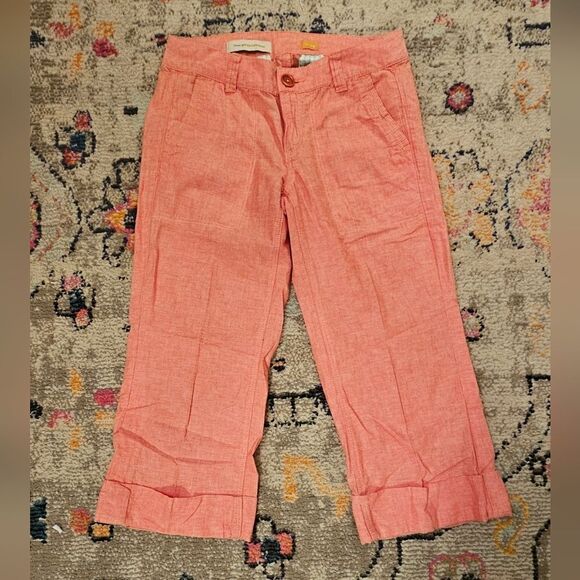 Anthropologie Pilcro and the letterpress cropped pants sz 4 with 21" inseam - Picture 1 of 6